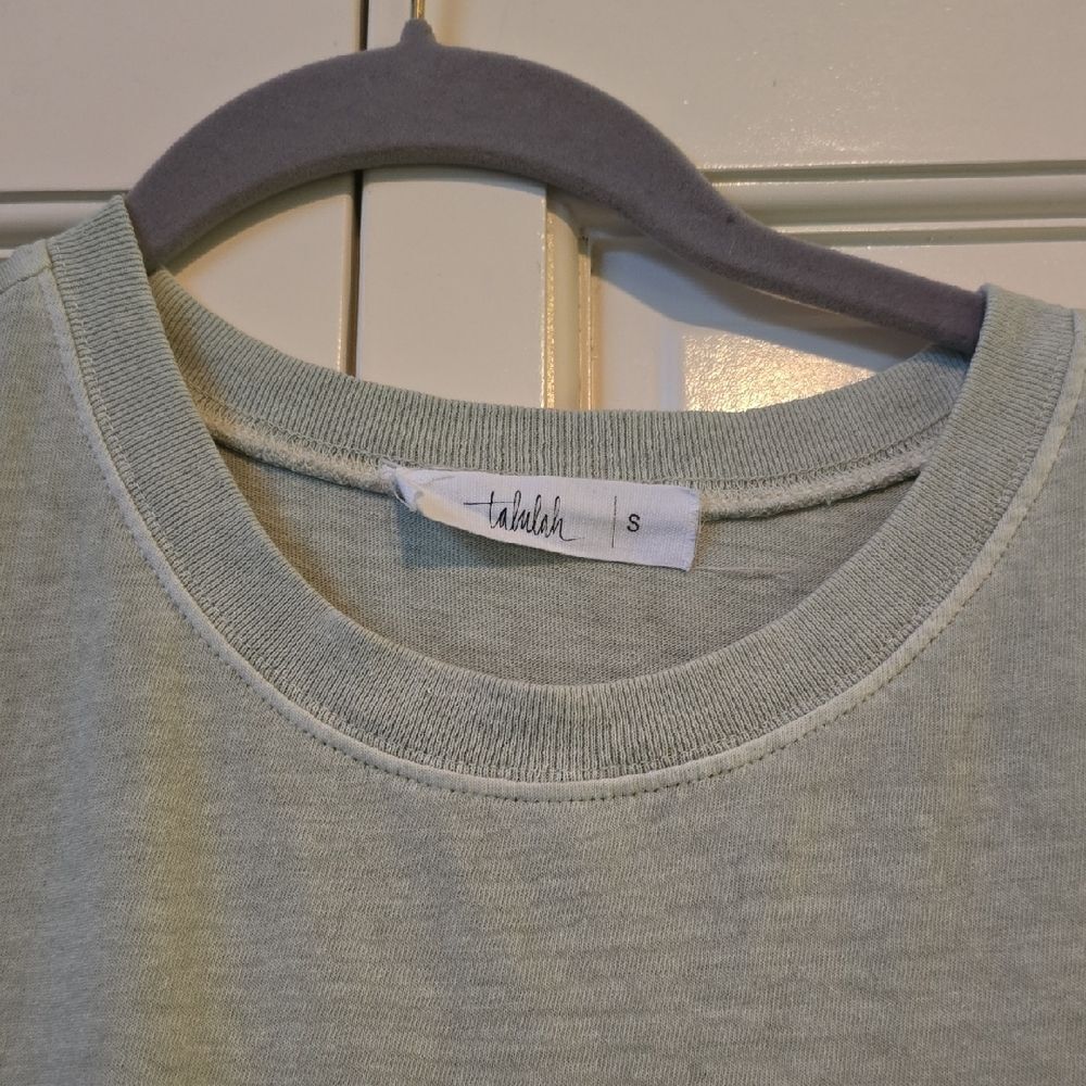TALULAH Soft Green Knit Dress,%100 Cotton, Purchased @ Nordstroms. Wore 1x - Picture 13 of 15